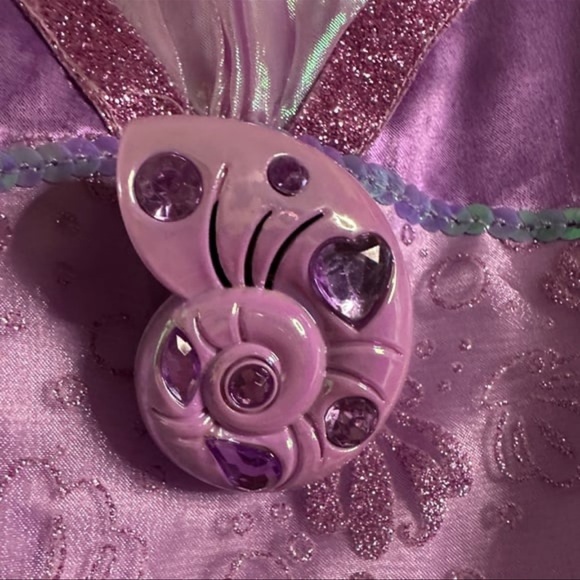 DISNEY Costume ARIEL The Little Mermaid with Sound Functioning Girls Sz. 7 / 8 - Picture 6 of 10